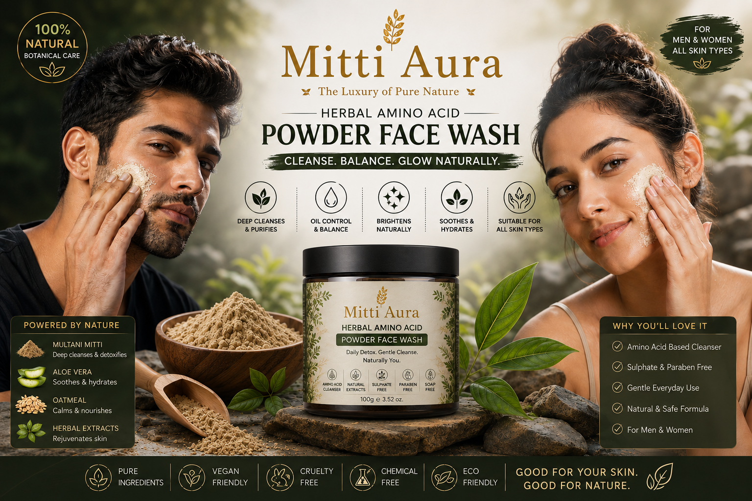 Mitti Aura natural skincare ritual